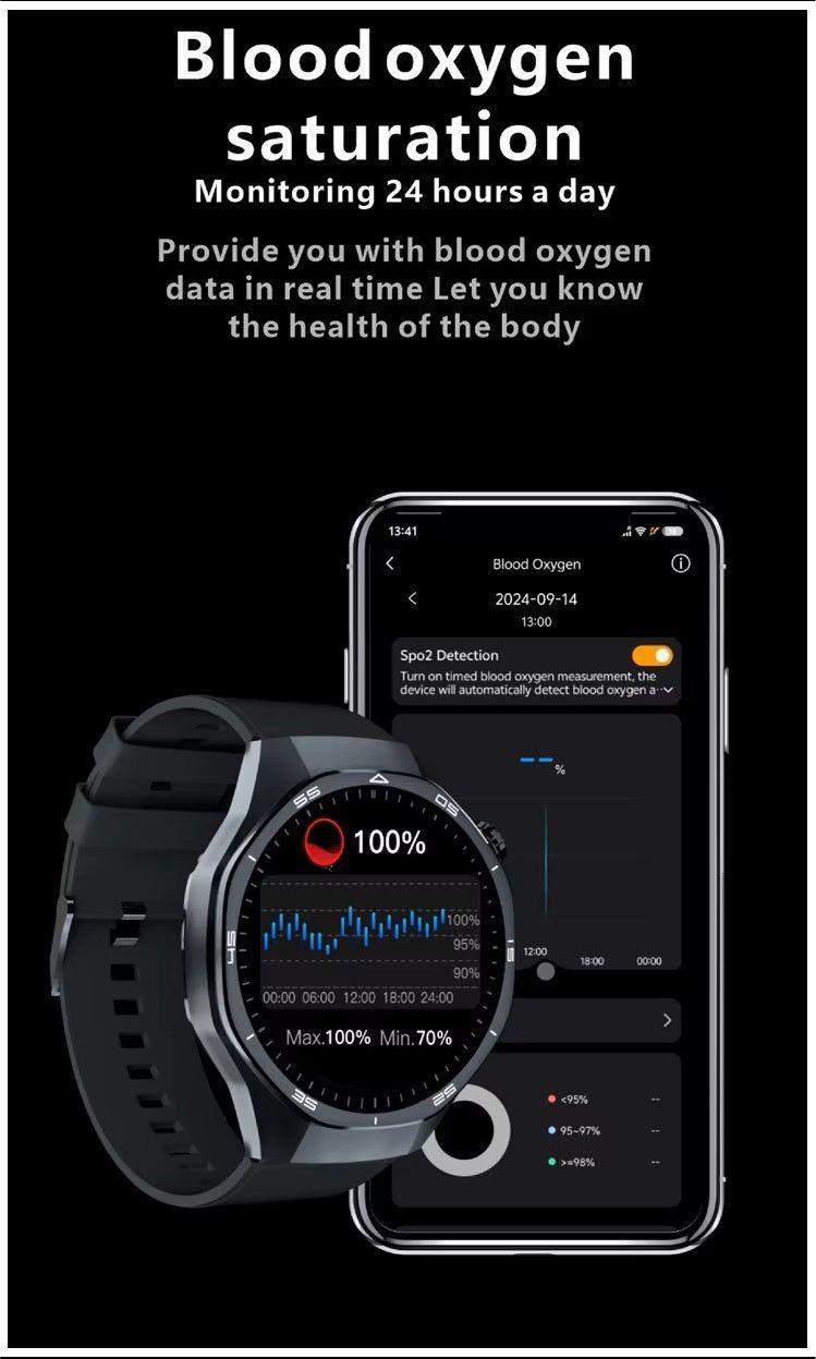 Smartwatch Deportivo OLED Multifuncional Compatible IOS Android IP68-5