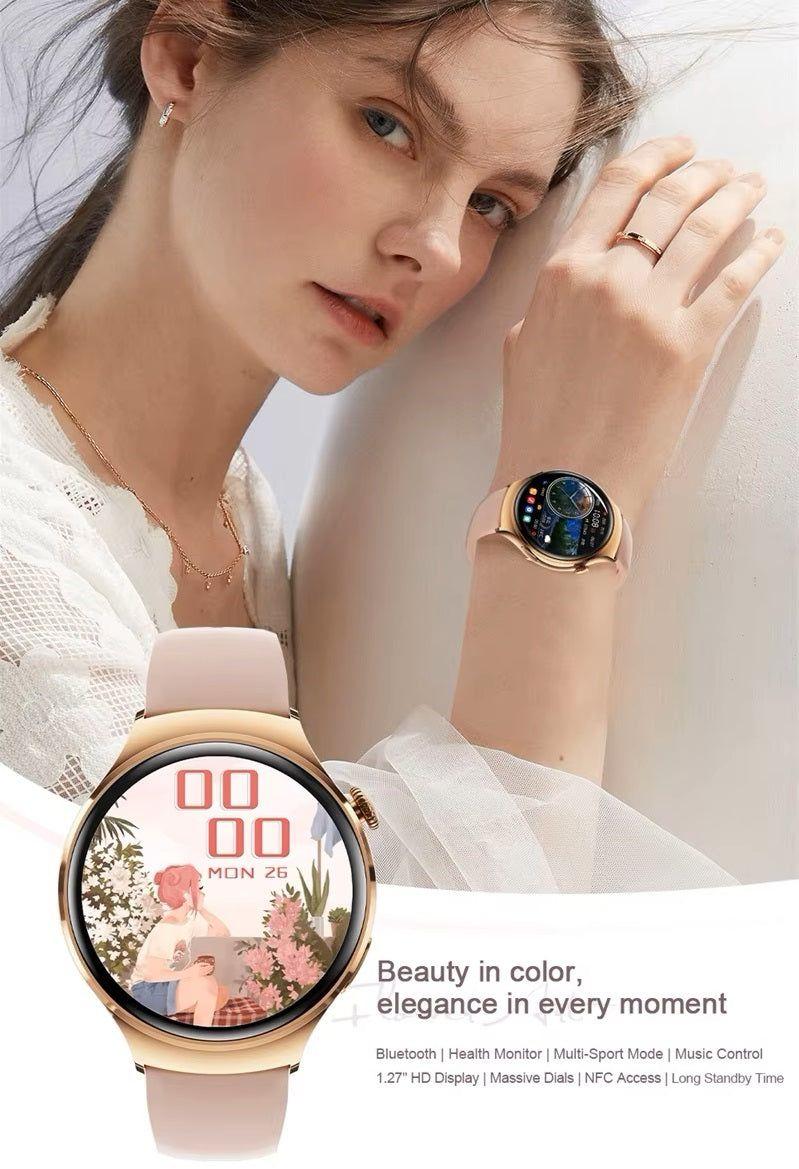 Smartwatch M11 con asistente IA y doble correa-9