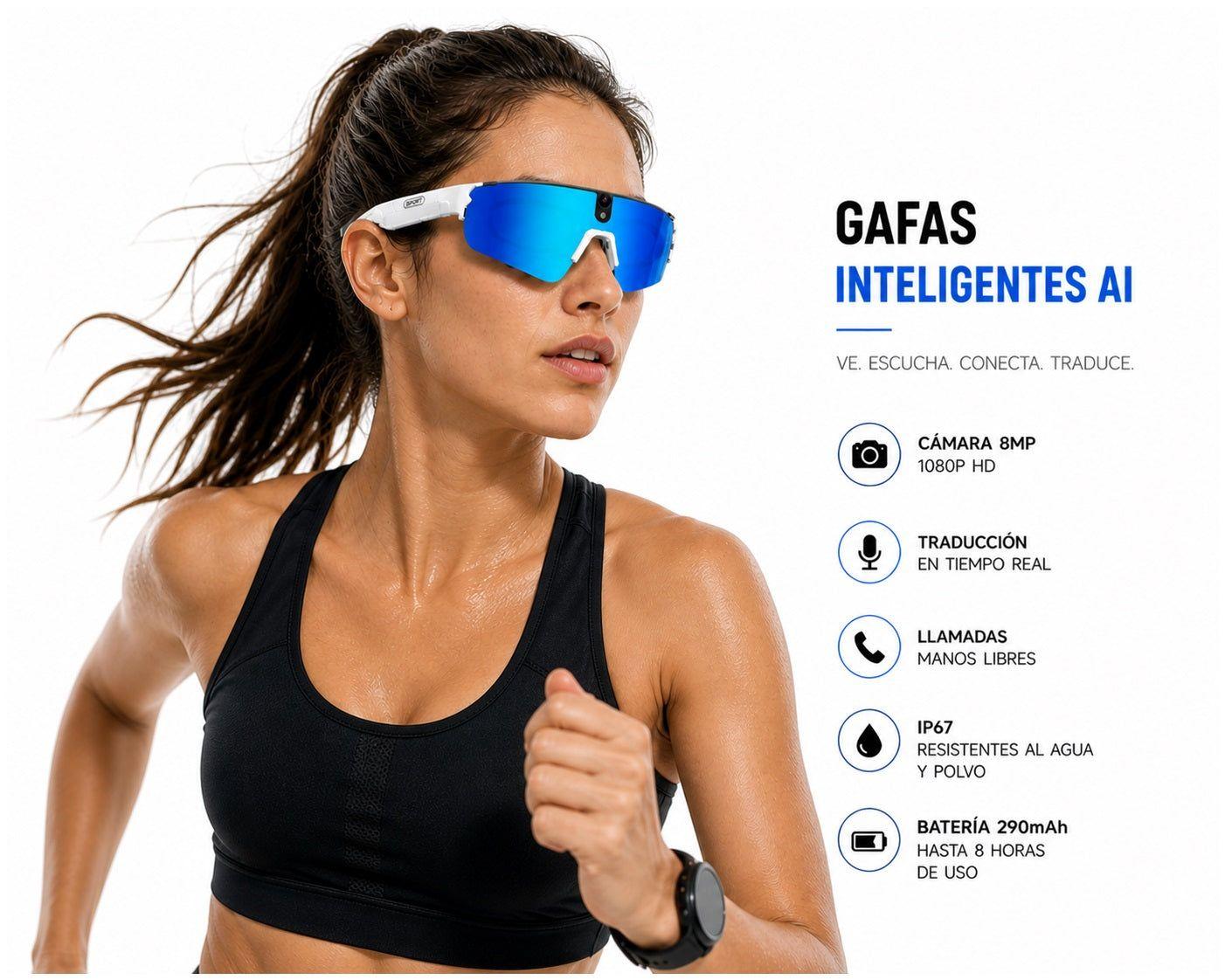 Gafas Inteligentes Bluetooth – Azul-5