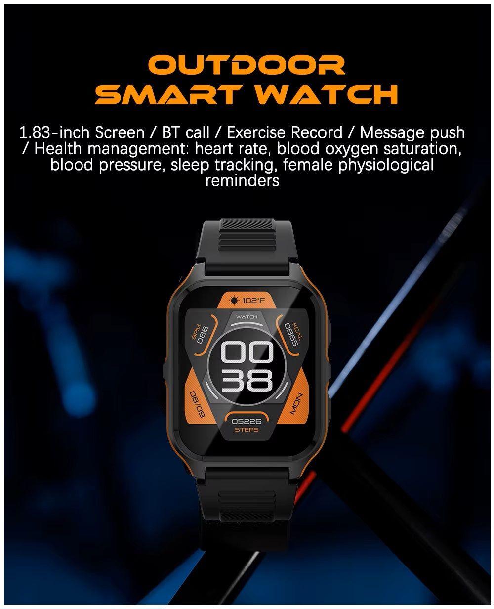 Smartwatch outdoor con llamadas Bluetooth-5