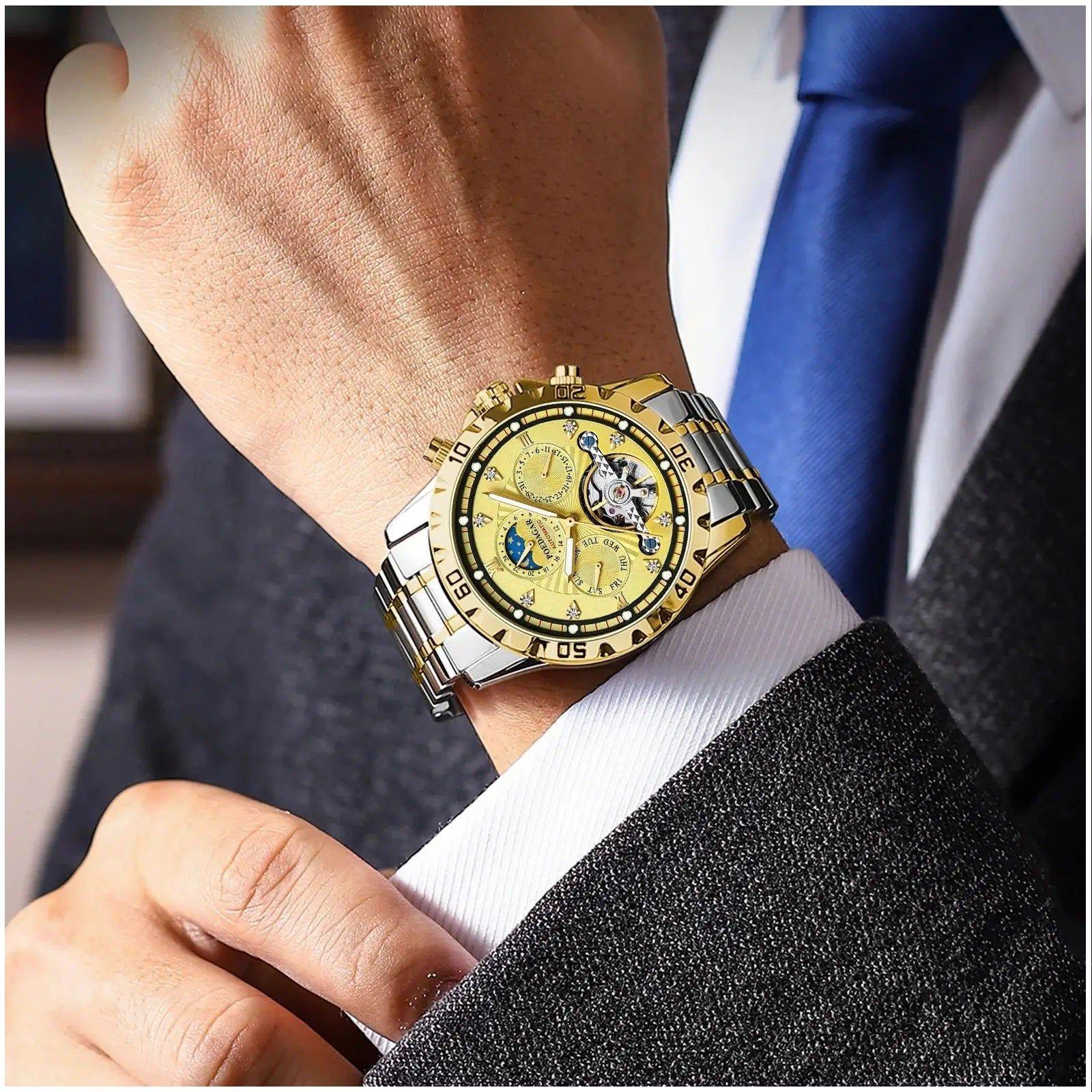 Reloj Automático Mecánico para Hombre Visualización Completa-2