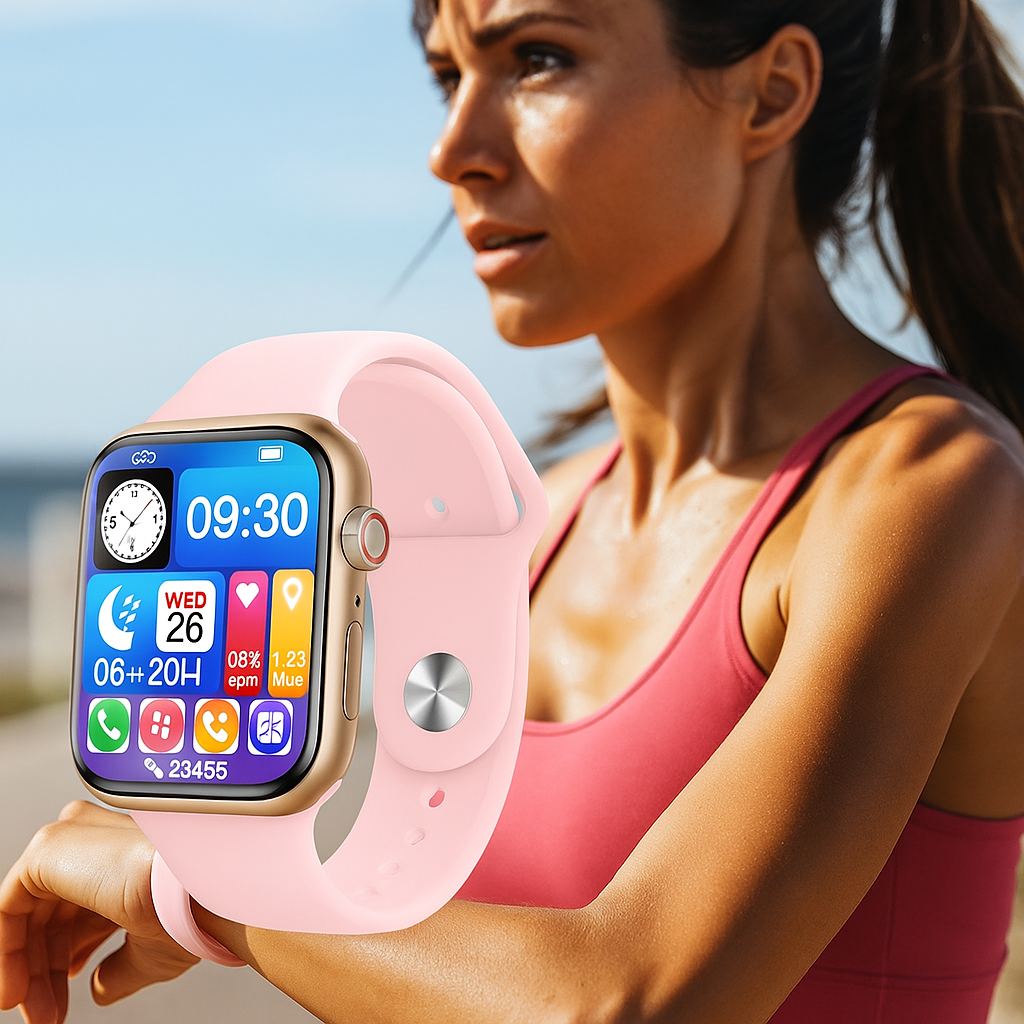 Reloj Inteligente Smartwatch Bluetooth 41mm Conectividad Salud y Deporte Notificaciones-5
