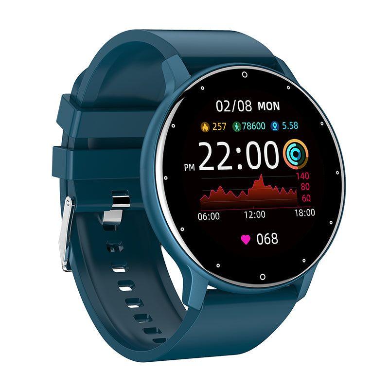 Smartwatch ZL02 deportivo azul-0