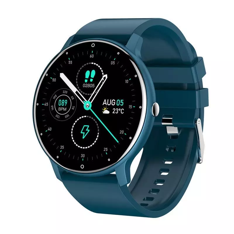Smartwatch ZL02 deportivo azul-1