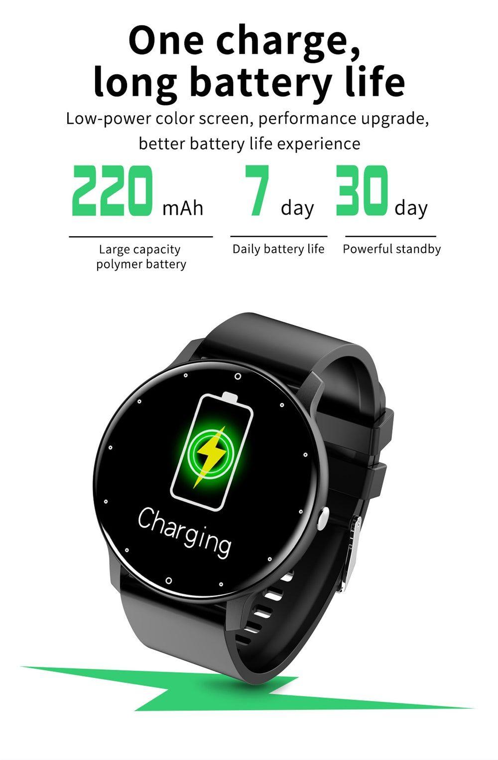 Smartwatch ZL02 deportivo azul-5