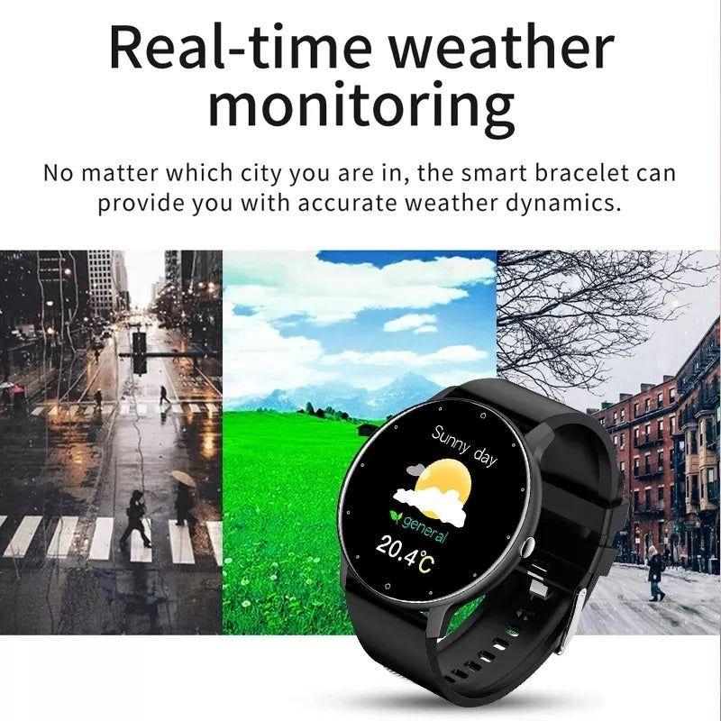 Smartwatch ZL02 deportivo azul-6