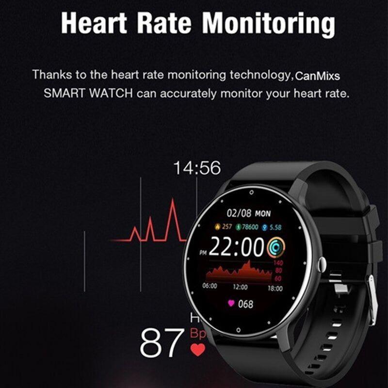 Smartwatch ZL02 deportivo azul-9
