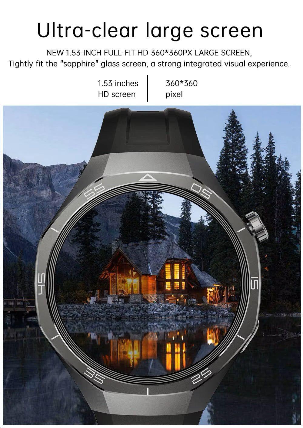 Smartwatch Deportivo Multifuncional GPS Compatible IOS Android 3 Correas Notificaciones-4