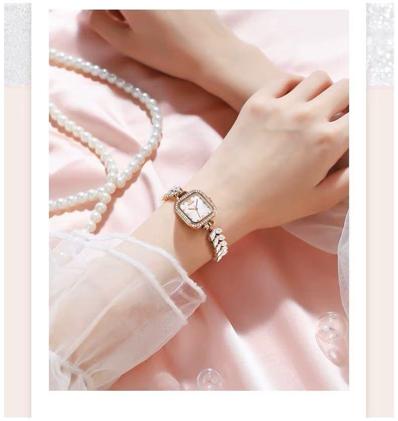 Reloj de Mujer Elegante con Diseño de Sirena Cristales de Zirconia-4