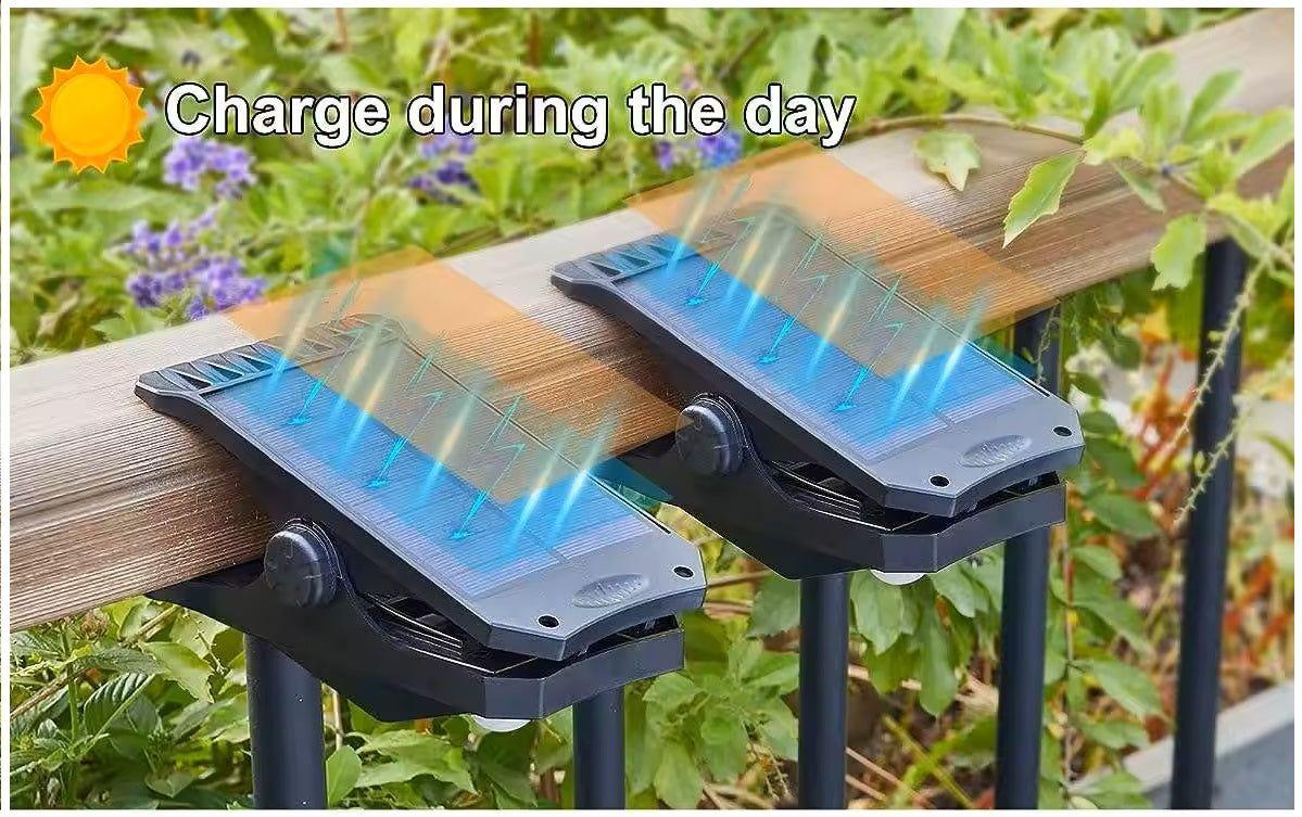 Luz solar LED clip 2000 mAh frí-7