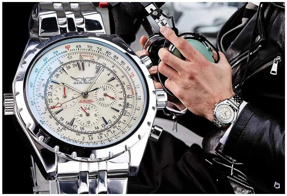 Reloj automático hombre con cronógrafo-9
