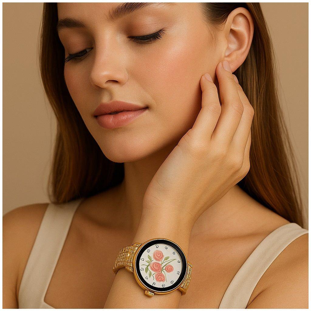 Smartwatch Mujer 2 en 1 de Lujo Pantalla AMOLED Funciones de Salud y Deporte Notificaciones-5