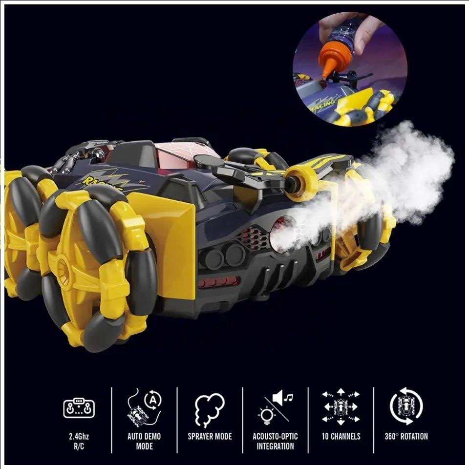Auto control Remoto Acrobático 6 Ruedas Giros 360° Luz Led-1