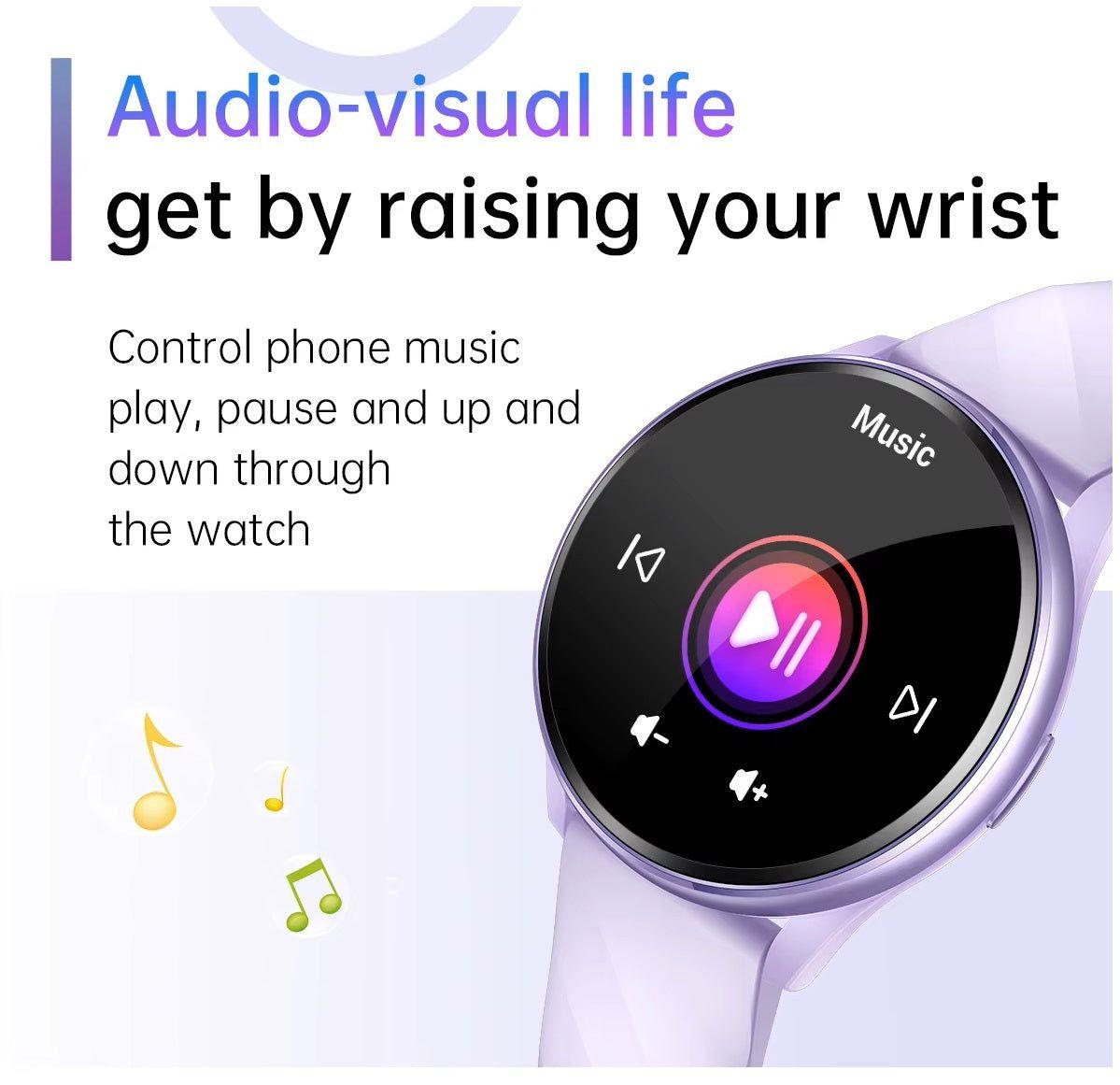 Smartwatch 1,46? con llamadas Bluetooth – purpura-7