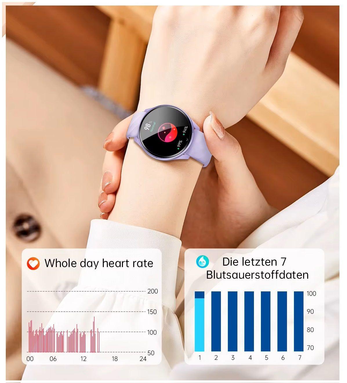 Smartwatch Mujer Bluetooth – Rosa – purpura-3