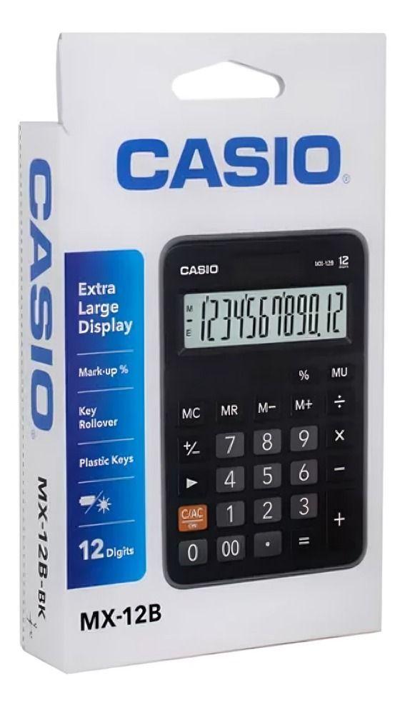 Calculadora CASIO tipo mini escritorio MX-12B -2