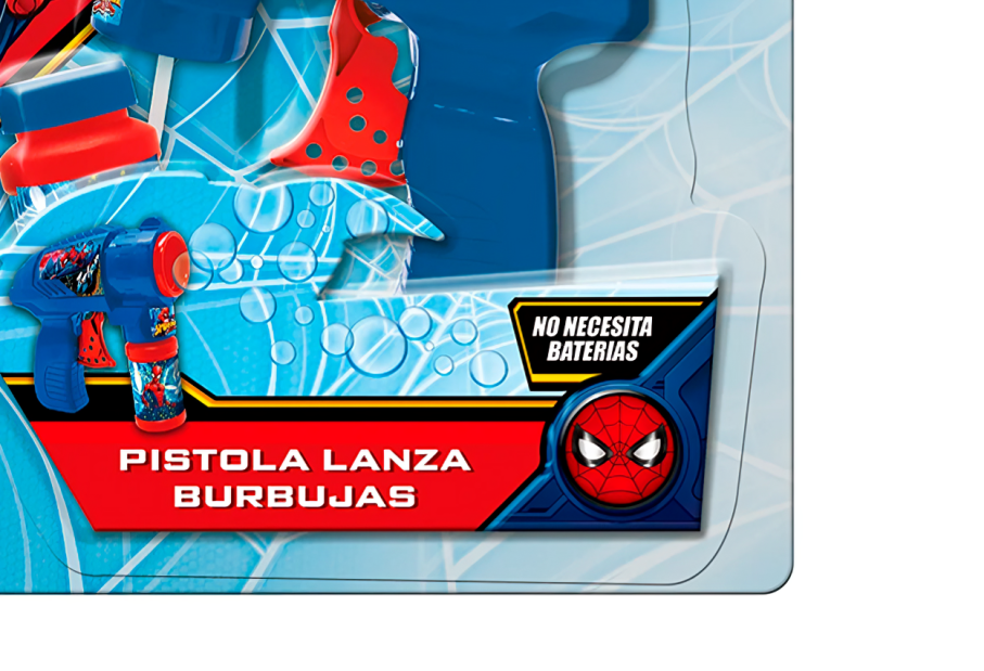 Pistola Lanza Burbujas Spiderman – Marvel-2