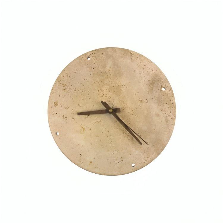 Reloj de Pared LED de Piedra Natural con Estilo Premium-0