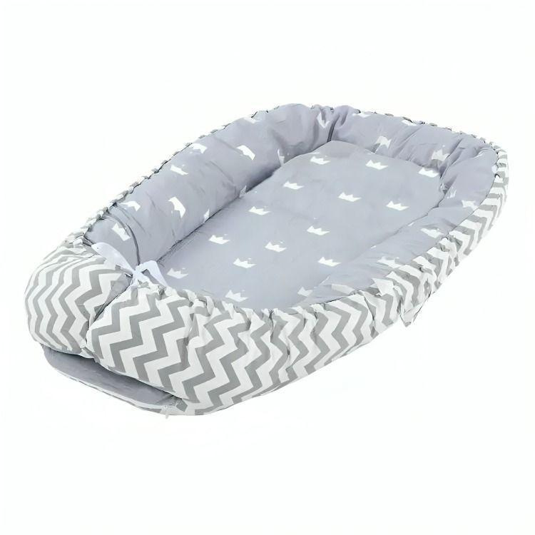 Cama Cojín Nido Colecho De Algodón Para Bebe 93x53cm-0