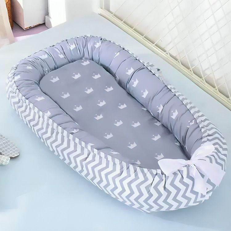 Cama Cojín Nido Colecho De Algodón Para Bebe 93x53cm-2