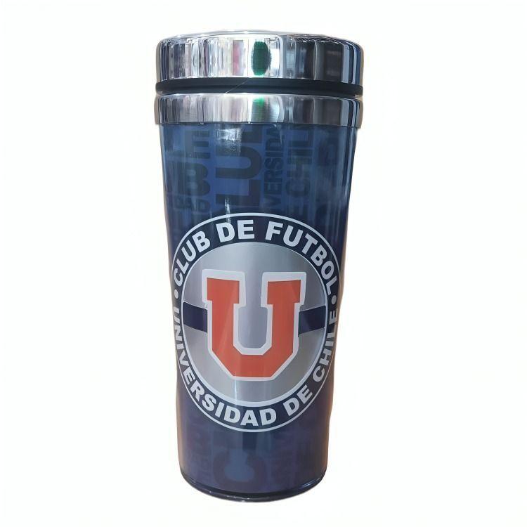 MUG TERMICO LOGO PLATEADO UNIVERSIDAD DE CHILE-2