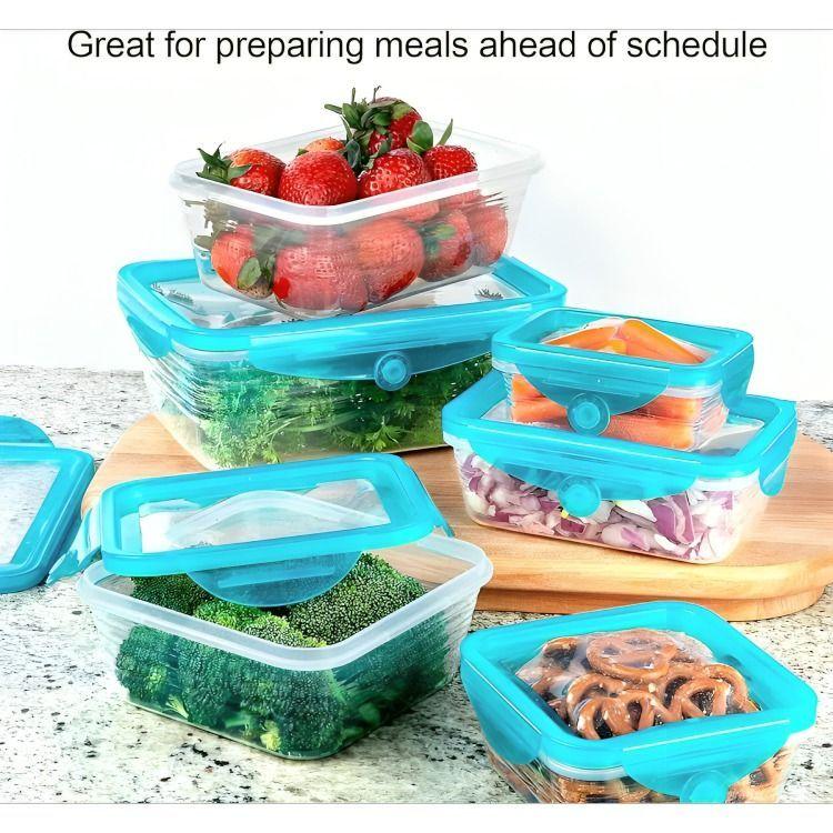 taper Tupper Hermetico Pack 6 + Tapa Silicona Flexible-3