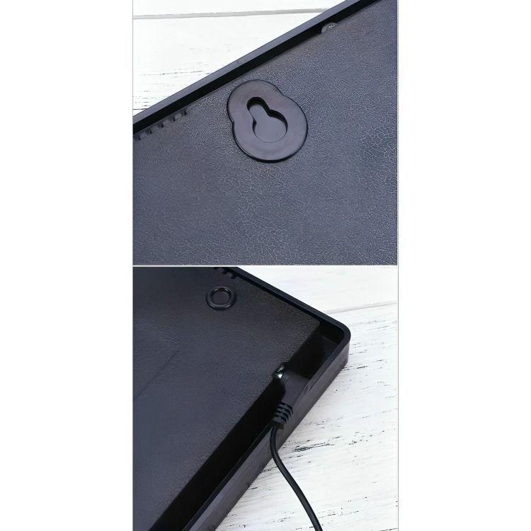 Reloj Digital Pared Luz Led Hora Fecha Temperatura-3