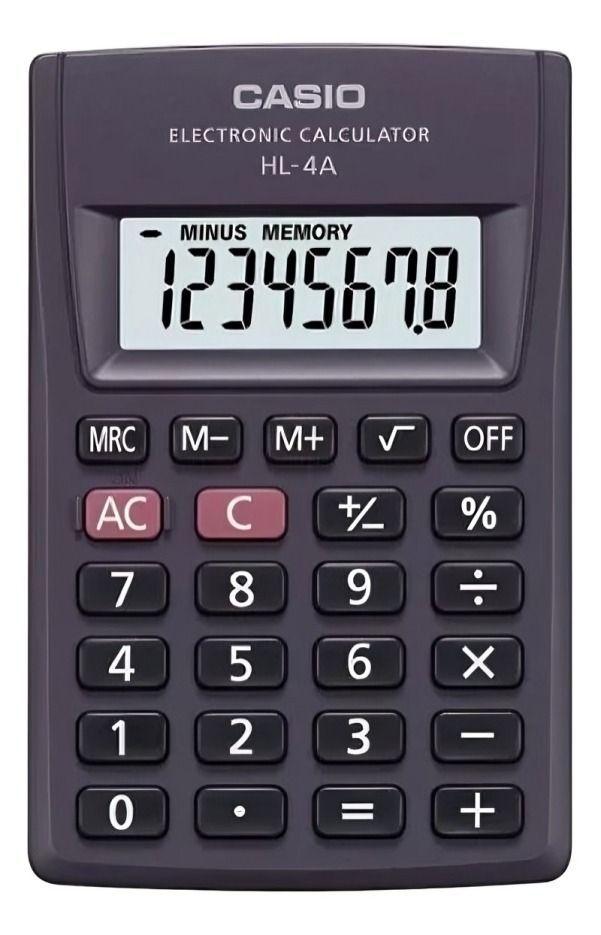 Calculadora CASIO 8 diguitos HL-4A-2