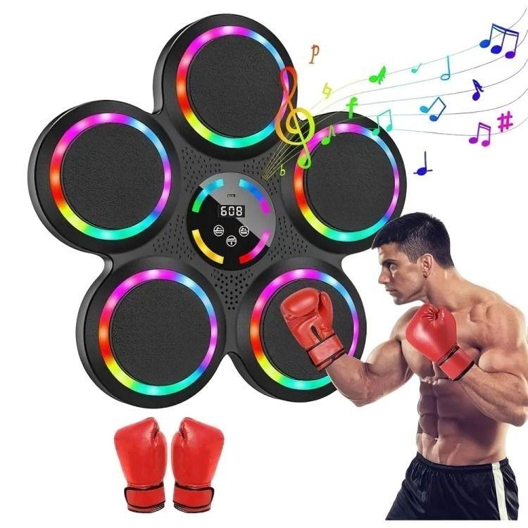 Máquina Boxeo Musical Entrenamiento Soporte Boxeo Bluetooth-1
