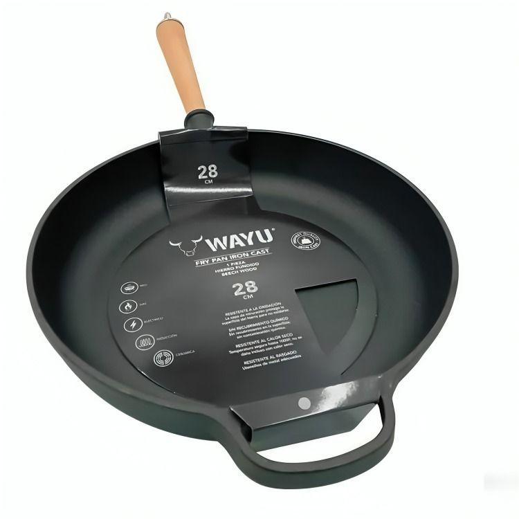 SARTEN 28 cm IRON CAST WAYU-2