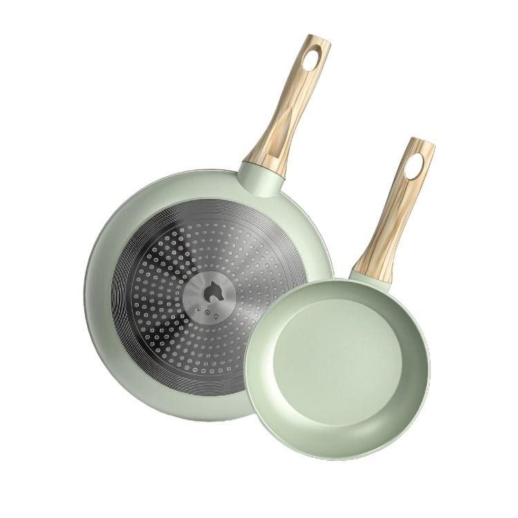 Batería Cocina 14 Pzs Aluminio Forjado Antiadherente Flow Verde-2