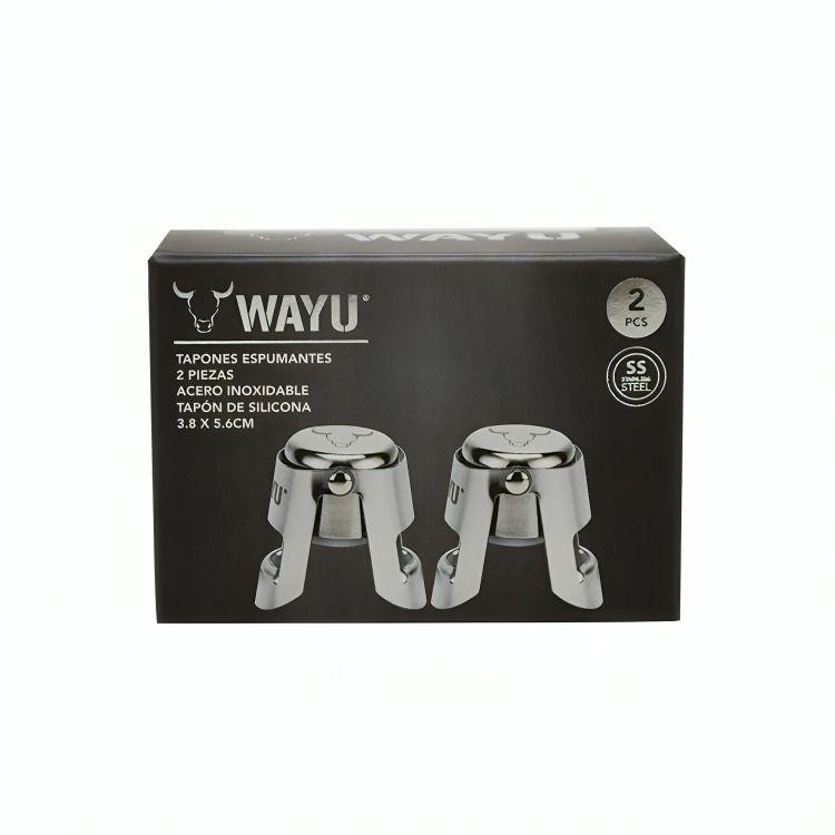SET 2 TAPONES ESPUMANTE CHAMPAGNE WAYU -4