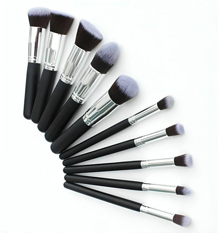 Set Brochas Maquillaje Profesional 10 Unidades-2