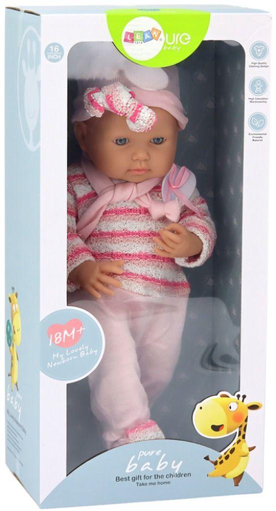 Muñeca Bebe Reborn Juguete Realista 35cm ROSA-3