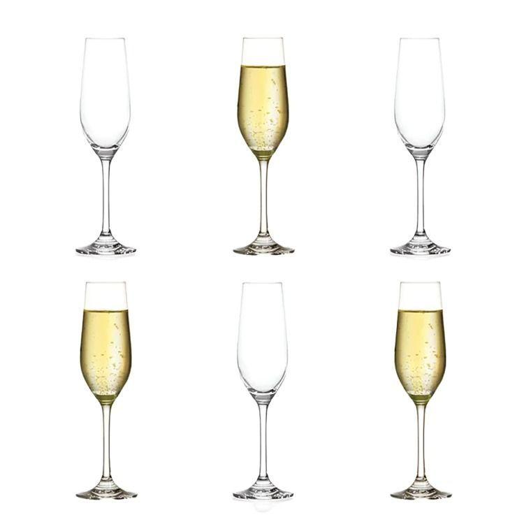 SET COPA DE CHAMPAGNE CRISTAL GLASSO-2