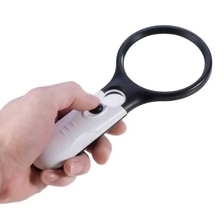 Microscopio Lupa De Bolsillo Luz Led/uv 60x-0