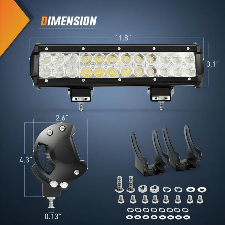 Pack X2 Focos Neblinero Auto Spot 27w 4x4 CuadradoPack X2 Focos Neblinero Auto Spot 27w 4x4 Cuadrado-2