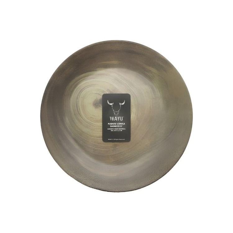 Plato Wayu Bamboo Mediano 8 Pulgadas-0