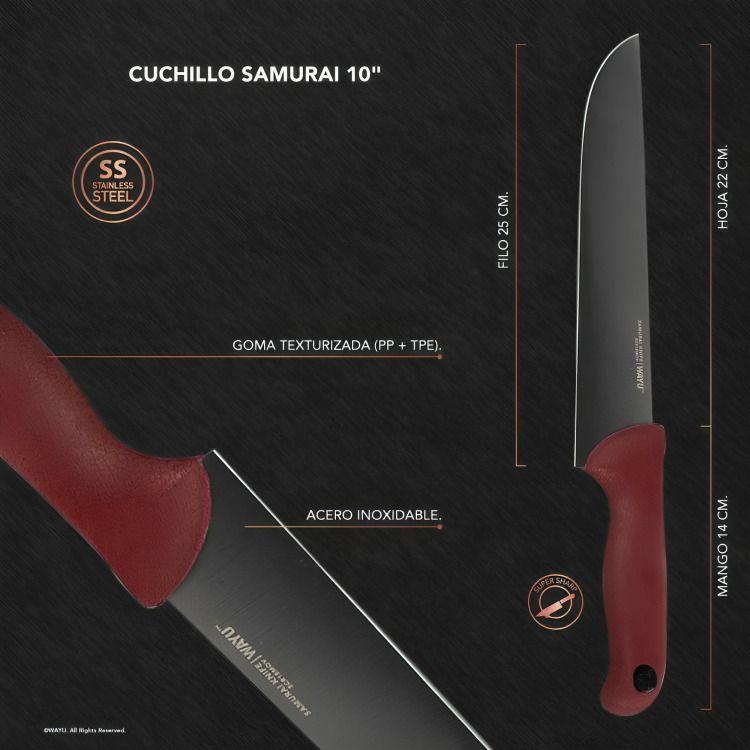 CUCHILLO SAMURAI 10 PULGADAS WAYU-3