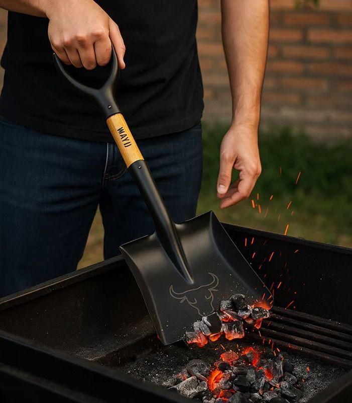 Pala Carbonera Wayu Asado Parrilla Bbq Carbon Leña Quincho-3