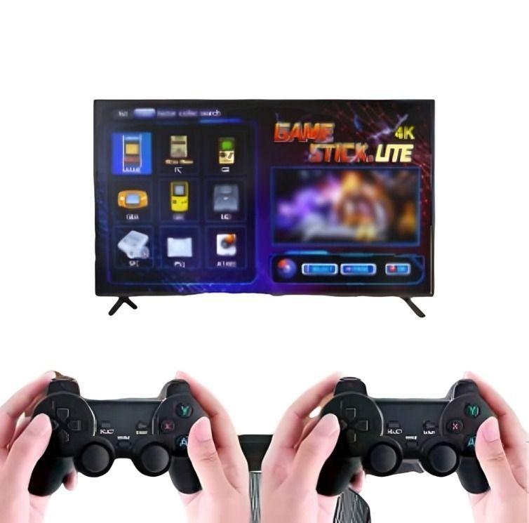 VIDEO JUEGO STICK GAME HDMI CON 2 JOYSTICK INALAMBRIICOS Y 3800 JUEGOS-0
