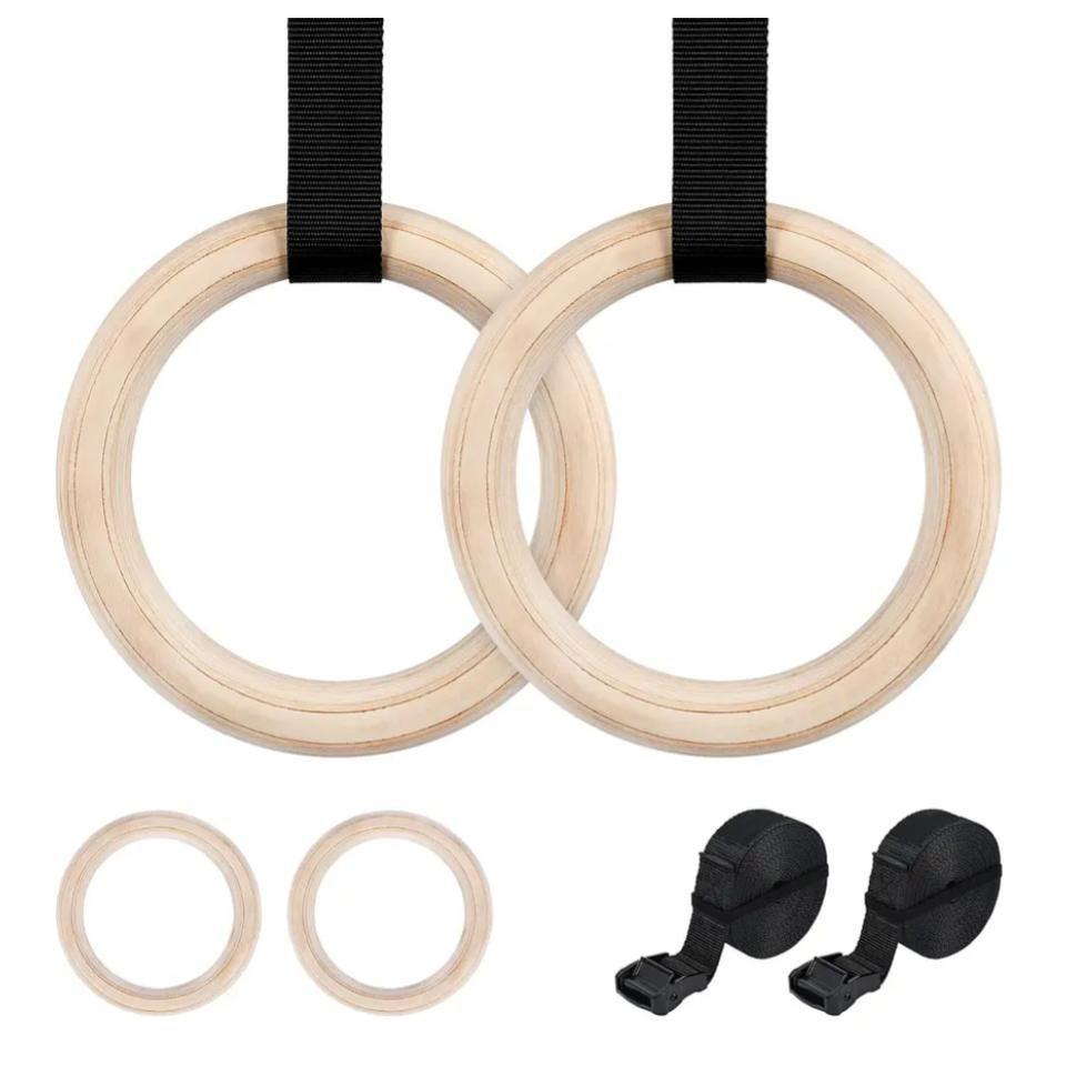 Anillas Olimpicas Fitness Calistenia Correa + Hebillas-1