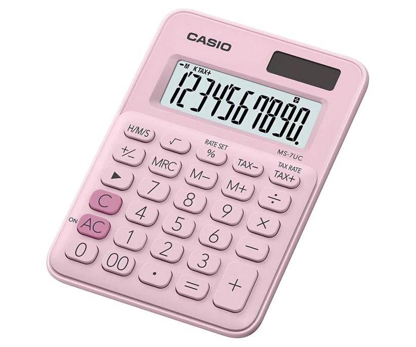 Calculadora CASIO tipo mini escritorio MS-7UC-0