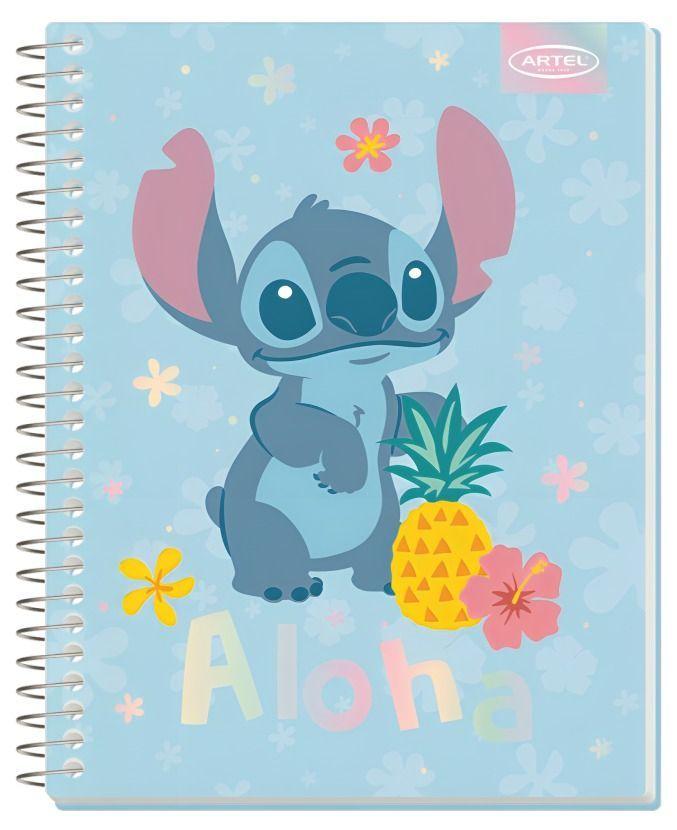 PACK 4PCS  CUADERNOS ESPECIAL 150HJ STITCH CUTE ARTEL-0