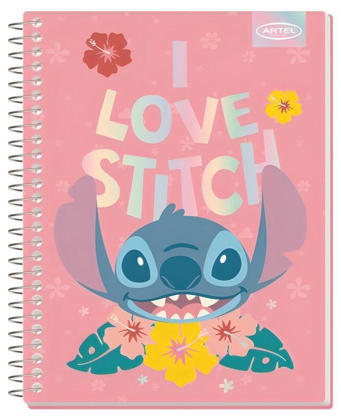 PACK 4PCS  CUADERNOS ESPECIAL 150HJ STITCH CUTE ARTEL-2