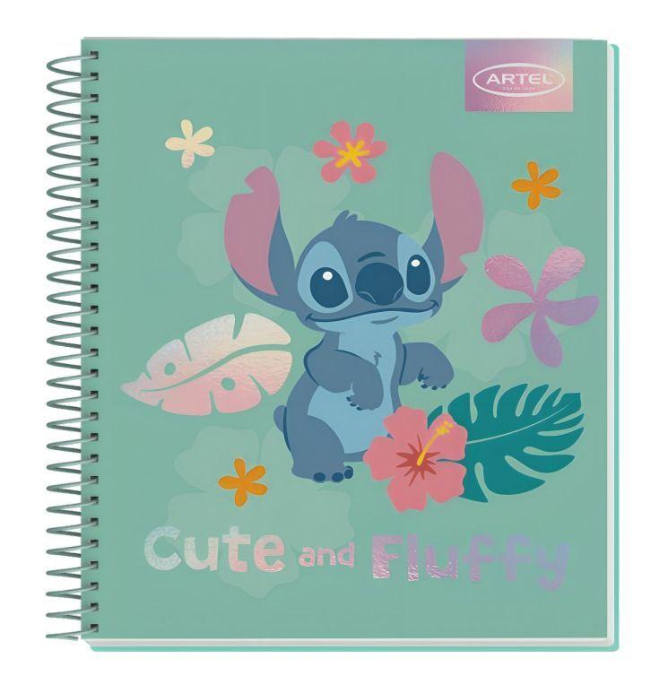 PACK 8PCS  CUADERNOS BOOK 120HJ STITCH PASTEL ARTEL 2936-1