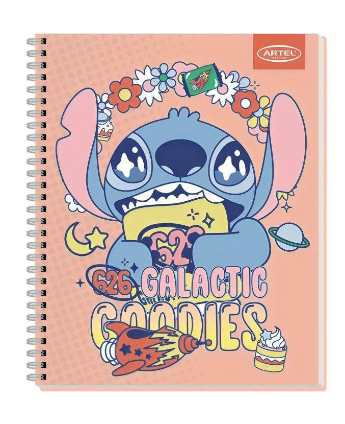 PACK 10PCS CUADERNOS  100HJ STITCH FOODIE ARTEL 0388-1