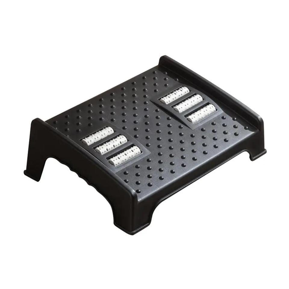 Apoya Pies Masajeador Ajustable 6 Rodillos Masaje Reposapiés-1