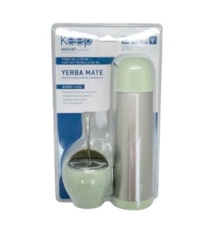 Set Termo Mate + Termo Bala Keep Verde-2
