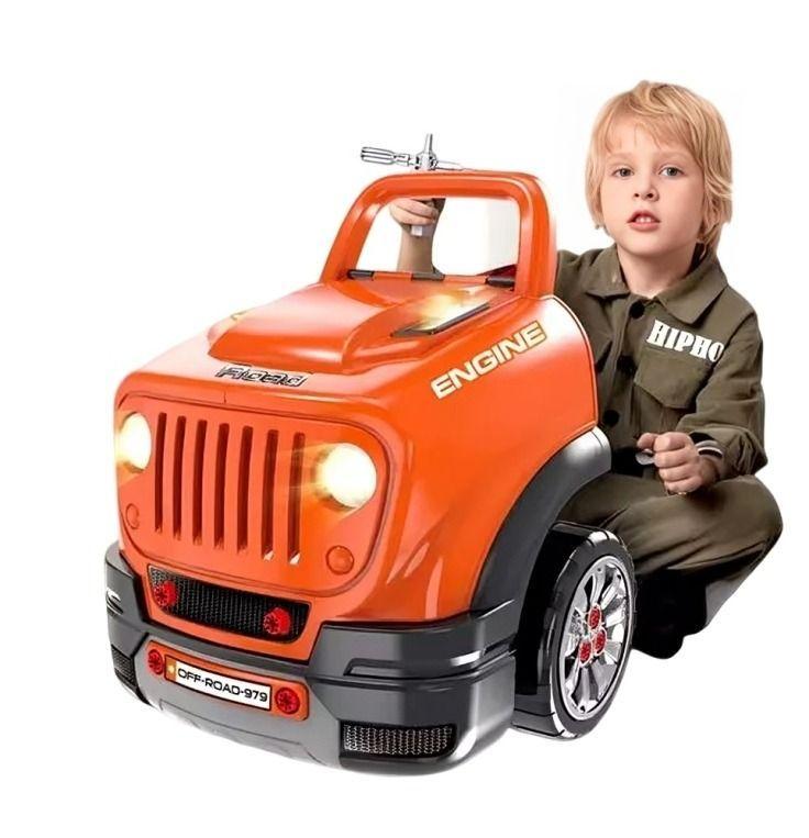 Taller Mecanico 61 piesas Simulador Naranja-1